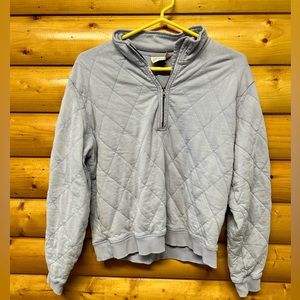 Womens Universal Thread Quilted Pullover Size S